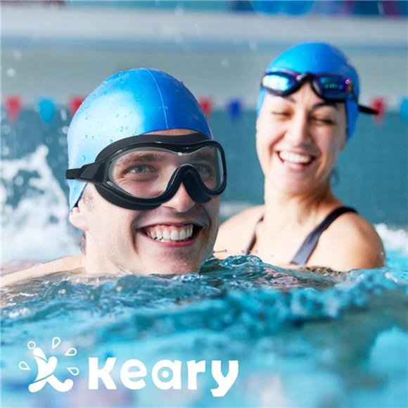 Keary 2 Pack Swim goggles for Adult Youth with Soft Silicone Gasket - Picture 5 of 7